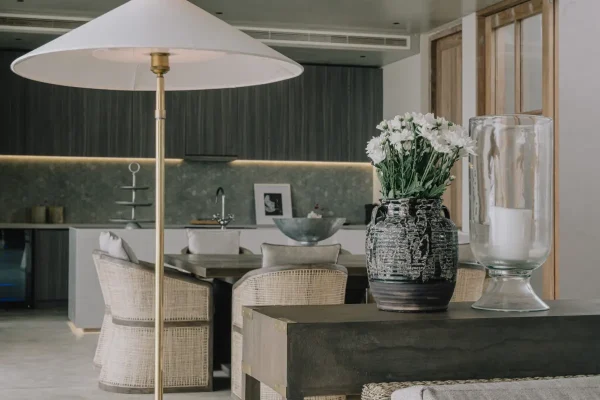Dining area + Kitchen